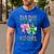 Dad Of The Birthday Girl Coquette Matching Family Party Men's Casual T-Shirt Royal Blue
