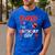 Dad Of The Birthday Girl Family Ladybug Birthday Men's Casual T-Shirt Royal Blue