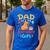 Dad Of The Birthday Girl Kids Cute Capybara Bday Family Men's Casual T-Shirt Royal Blue