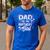 Dad Of The Birthday Girl Kpop Family Matching Party Men's Casual T-Shirt Royal Blue