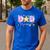 Dad Of The Birthday Girl One-Der The Sea Family Matching Men's Casual T-Shirt Royal Blue