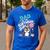 Dad Of The Birthday Girl Pesto Baby Penguin Party Men's Casual T-Shirt Royal Blue