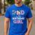 Dad Of The Birthday Girl Shirt Farm Cow Daddy Papa 1st Men's Casual T-Shirt Royal Blue