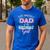 Dad Of The Birthday Girl Shirt Winter Onederland Family Men's Casual T-Shirt Royal Blue