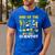 Dad Of The Birthday Scientist Matching Science Birthday Men's Casual T-Shirt Royal Blue