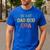 In My Dad BOD Era Dad BOD Retro Vintage Father's Day Men's Casual T-Shirt Royal Blue In My Dad BOD Era Dad BOD Retro Vintage Father's Day Men's Casual T-Shirt Royal Blue