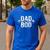 Dad Bod Men's Casual T-Shirt Royal Blue