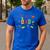 Dad Building Blocks Birthday Boy Men's Casual T-Shirt Royal Blue