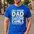 Dad Of CAMILA Father's Day Personalized Name Joke Men's Casual T-Shirt Royal Blue