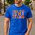 Your Dad Is My Cardio Gym Father's Day Men's Casual T-Shirt Royal Blue