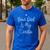 Your Dad Is My Cardio Men's Casual T-Shirt Royal Blue