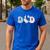 Dad Daddy Of The Birthday Silly Goose Family Men's Casual T-Shirt Royal Blue