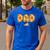 Dad Daddy Matching Birthday Squad Crew Pizza Family Men's Casual T-Shirt Royal Blue