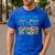 Dad By Day Gamer By Night Video Games Lover Gamer Dad Men's Casual T-Shirt Royal Blue