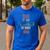 Dad By Day PC Gamer By Night For Gaming Dads Men's Casual T-Shirt Royal Blue