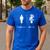 My Dad Is A DJ Disk Jockey DJ T-Shirt Men's Casual T-Shirt Royal Blue