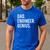 Dad Engineer Genius Cute Engineering Father Men's Casual T-Shirt Royal Blue