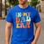 In My Dad Era Groovy Papa Daddy Fathers Day For Men Men's Casual T-Shirt Royal Blue In My Dad Era Groovy Papa Daddy Fathers Day For Men Men's Casual T-Shirt Royal Blue
