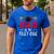 Dad Of The Fast One 1st Birthday Racing Car Family Men's Casual T-Shirt Royal Blue