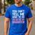 Dad For Father Daddy Papa Men From Daughter Dad Men's Casual T-Shirt Royal Blue