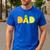 Dad Fruitarian Lover Summer Father Fruit Slice Men's Casual T-Shirt Royal Blue