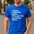 Dad Handyman Hardware Store Tools Men's Casual T-Shirt Royal Blue
