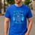 To My Dad In Heaven I Miss You Men's Casual T-Shirt Royal Blue