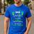 For My Dad In Heaven Touching Tribute For Passed Away Father Men's Casual T-Shirt Royal Blue For My Dad In Heaven Touching Tribute For Passed Away Father Men's Casual T-Shirt Royal Blue