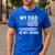 My Dad Is My Hero Police Officer Blue Line American Flag Men's Casual T-Shirt Royal Blue My Dad Is My Hero Police Officer Blue Line American Flag Men's Casual T-Shirt Royal Blue