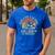 Being A Dad Is An Honor Being Grandpop Is Priceless Grandpop Men's Casual T-Shirt Royal Blue