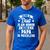 Being A Dad Is An Honor Being A Papa Is Priceless Men's Casual T-Shirt Royal Blue