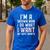 Dad Husband I'm A Grown Man I Do What My Wife Wants Men's Casual T-Shirt Royal Blue