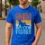 Dad Its Not A Dad BOD Its A Father Figure Graphic Men's Casual T-Shirt Royal Blue