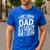 Dad Jokes Can't Argue With My Dad He's Old Retro Humor Men's Casual T-Shirt Royal Blue