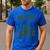Dad Lawn Mowing One Bad Mowfo Mower Dad Gardening Men's Casual T-Shirt Royal Blue