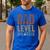 Dad Level Unlocked Father To Be New Daddy Men's Casual T-Shirt Royal Blue
