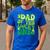 Dad Of The Lucky One Saint Patrick's Day Children Birthday Men's Casual T-Shirt Royal Blue Dad Of The Lucky One Saint Patrick's Day Children Birthday Men's Casual T-Shirt Royal Blue