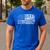 Dad The Man The Myth The Grill Master USA Flag Father's Day Men's Casual T-Shirt Royal Blue