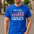 Dad Man Saying Proud Dad That Didn't Raise Liberals Men's Casual T-Shirt Royal Blue Dad Man Saying Proud Dad That Didn't Raise Liberals Men's Casual T-Shirt Royal Blue