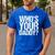 Who Is Your Dad Men's Casual T-Shirt Royal Blue