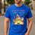 Dad Of Miss Three-Esta Mexican Fiesta 3rd Birthday Outfit Men's Casual T-Shirt Royal Blue