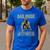 Dad Mode Activated Tactical Baby Carrier Military Father Men's Casual T-Shirt Royal Blue