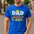 Dad Mom Of The Birthday Boy Kid Construction Matching Family Men's Casual T-Shirt Royal Blue