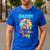 Dad And Mom Daddy Of The Birthday Boy Family Party Decor Men's Casual T-Shirt Royal Blue