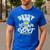 Dad Needs A Beer Button Up Shirts Beer Drinking Lover Men's Casual T-Shirt Royal Blue