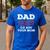 Dad Off Duty Go Ask Your Mom Dad Father Father's Day Men's Casual T-Shirt Royal Blue