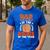 Dad Of Rookie 1st Basketball Bday Theme Matching Men's Casual T-Shirt Royal Blue Dad Of Rookie 1st Basketball Bday Theme Matching Men's Casual T-Shirt Royal Blue