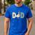 Dad Silly Goose 1st Birthday Family Matching Pocket Men's Casual T-Shirt Royal Blue