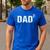 Dad Squared Dad Of Two Men's Casual T-Shirt Royal Blue