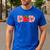 Dad Strawberry First Birthday Family Strawberry Men's Casual T-Shirt Royal Blue